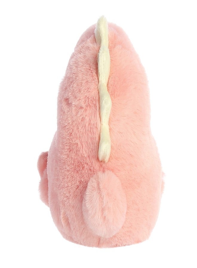 Aurora® Round Rolly Pet™ Avery Allosaurus™ Stuffed Animal - Adorable Companions - On-The-Go Fun - Pink 5 Inches - Image 4